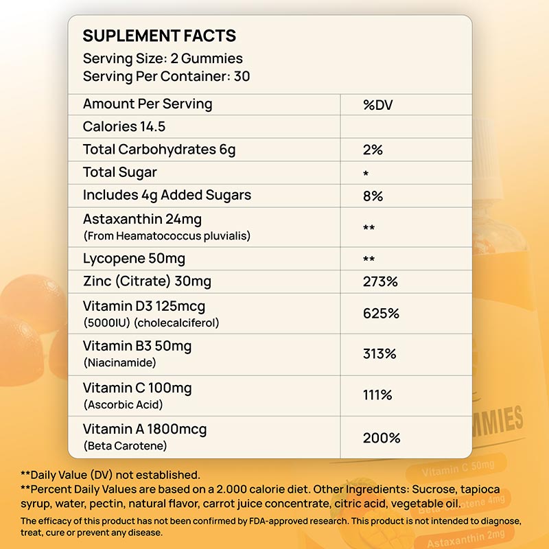 Orogleam Tanning Gummies